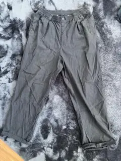 cloveru リネンパンツ　ブラック　Lサイズ
