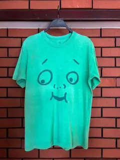 顔Tシャツ 緑