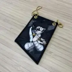 アニメキャラクター パスケース 黒