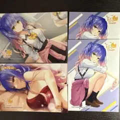 ゆずソフト ガラポン限定 小雲雀来海 ブロマイド 3枚セッ4