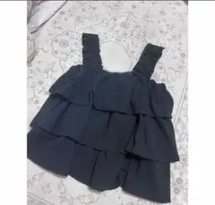 しまむらルナシオンティアードビスチェブラックLサイズ