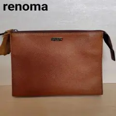renoma ブラウン クラッチバッグ