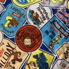 キルティング　日本製　おさるのジョージ　50センチ