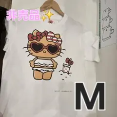 【非売品】ユニクロ×日焼け ガングロ ハローキティ Tシャツ M　新品・タグ付き