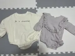 長袖ロンパースセット売り 90