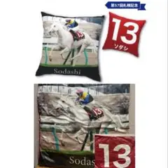スーパーサラブレッド　40cm角クッション ver.3 ソダシ　第57回札幌記念