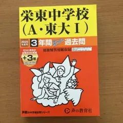 栄東中学校(A・東大Ⅰ)3年間+3年スー