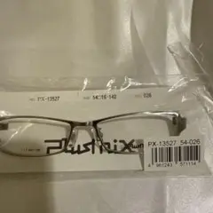 PlusMix PX-13527 チタン製メガネ 54-16-140 026