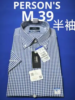 ♦ PERSON'S ♦半袖 M 39♦メンズワイシャツ