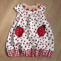 ベイビーチアー イチゴ ワンピース 120