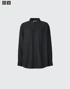【新品未使用 タグ付き】UNIQLO U バンドカラーリラックスシャツ