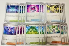 ポケモンカード グッズ サポート等各4枚6種セット★メガシンフォニア