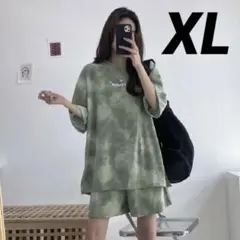 セットアップ タイダイ柄 レディース ショートパンツ 半袖 5分袖 伸縮性 夏服