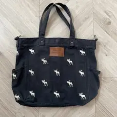 Abercrombie & Fitch エルク柄トートバッグ