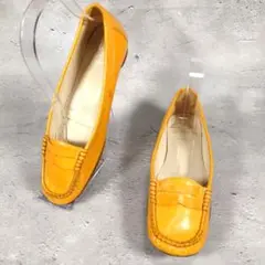 【人気デザイン】極美品 SAYA【23】ペニーローファー スリッポン ブラウン