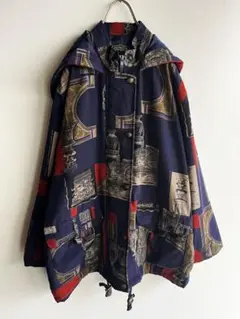 vintage ヨーロピアン柄 中綿 ジャケット コート ヴィンテージ