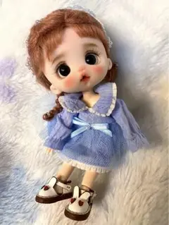 オビツ11 作家様 手作り創作粘土陶器ヘッド+ob11ボディ フルセット 人形