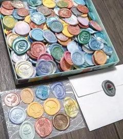 ハンドメイド シーリングスタンプシール 100枚セット