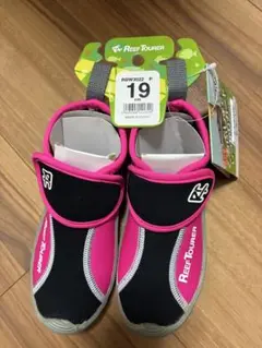 Reef Tourer キッズシューズ ピンク・ブラック　マリンジュース19cm