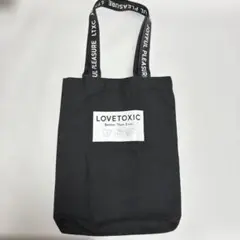 Lovetoxic 黒 トートバッグ