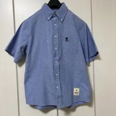 未使用に近いVAN JACKET ヴァンヂャケット 半袖 ボタンダウン グレー