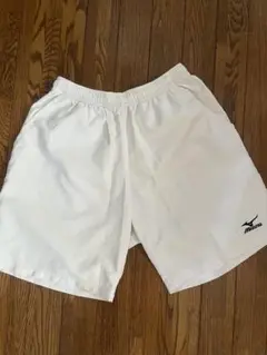 Mizuno ホワイト ハーフパンツ M