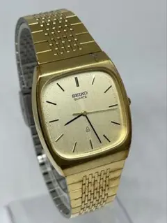 SEIKO ゴールド　クォーツ腕時計　6030-5220 新品電池交換済み