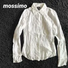 【美品】mossimo シンプルお洒落な白シャツ ブラウス コットン100