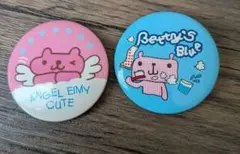 ベティーズブルー　缶バッジ　平成レトロ