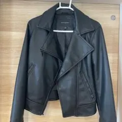 BANANA REPUBLIC ブラック ヴィーガンジャケット　 XS