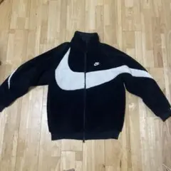 Nike フリースジャケット ブラック/ホワイト