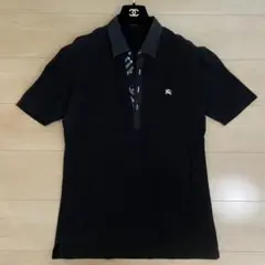 バーバリーブラックレーベル BURBERRY Black Label半袖　L