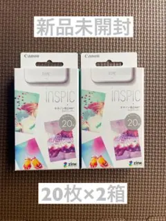 CanonミニフォトプリンターiNSPiCフォトペーパー インスピックキャノン