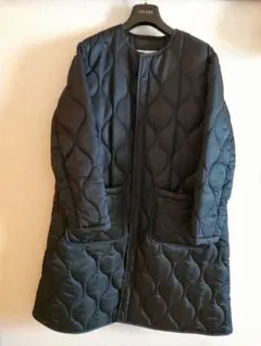Traditional Weatherwear ブラックキルティングコート 36