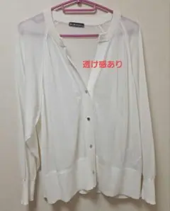 ホワイト カーディガン Mサイズ