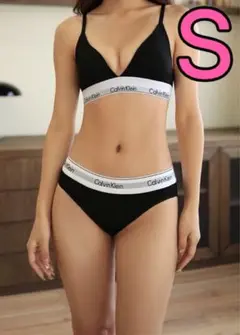 【即日発送】カルバンクラインCalvinKlein 下着セットSサイズ　黒