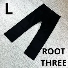 『ROOT THREE』メンズ　ジーンズ ダークグレー L