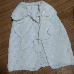 手編みマント　赤ちゃんおんぶスタイルのカバー