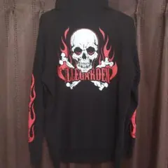 ELLEGARDEN スカルデザイン パーカー XL