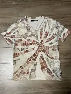 ハムネット HAMNETT 郵便切手風 Vネック Tシャツ ほぼ未使用！