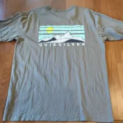 Quiksilver グレー Tシャツ　サーフ　アメカジ
