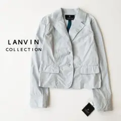 ランバン lanvin【38/M】軽量 異素材ミックス テーラードジャケット