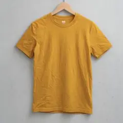 ユニクロ UNIQLO U クルーネックTシャツ 半袖Tシャツ オレンジ S