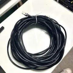 CAT.6 LANケーブル RJ45コネクター付き20m 黒