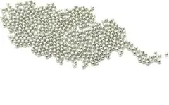 高品質 メタル ブリオン シルバー 1mm ４ｇ（約1000粒）