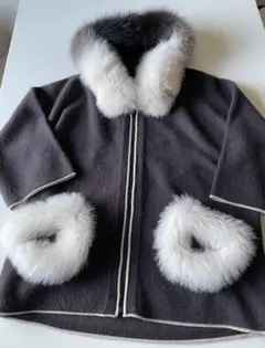 新品 ファー付きアウター 取り外し可能