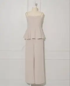 DOLCELICHE ドルチェリーチェ　ラインストーンストラップロンパース