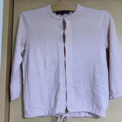 ラルフローレン カシミア ニット リボン カーディガン トップカシミア100