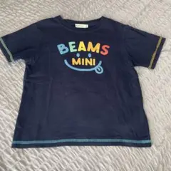 BEAMS mini ネイビー Tシャツ 120