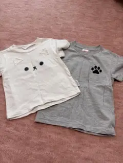 aboo （アブー）動物デザインTシャツ2枚セット 100cm 110cm